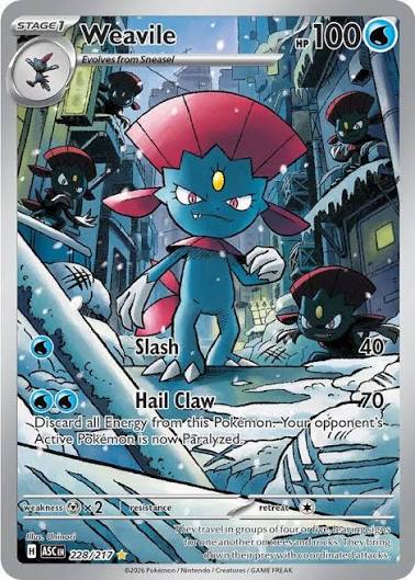 Weavile Ascended Heroes 228/217