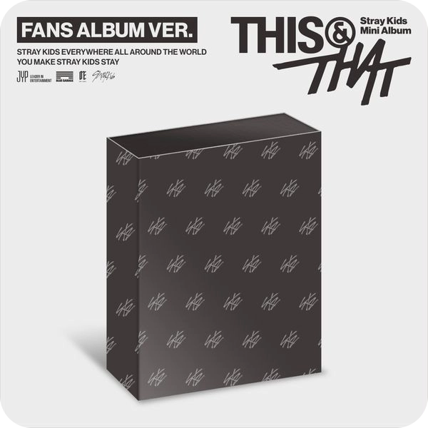 [PRE-ORDER + Optional Store Benefit] STRAY KIDS - 10th Mini Album "THIS & THAT" (FANS ALBUM Version)